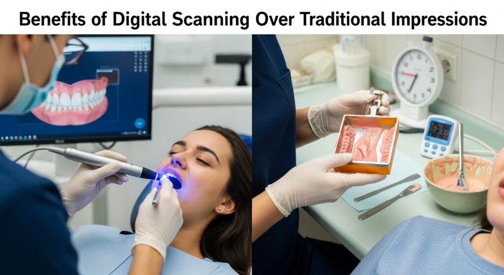 Benefits of Digital Scanning Over Traditional Impressions